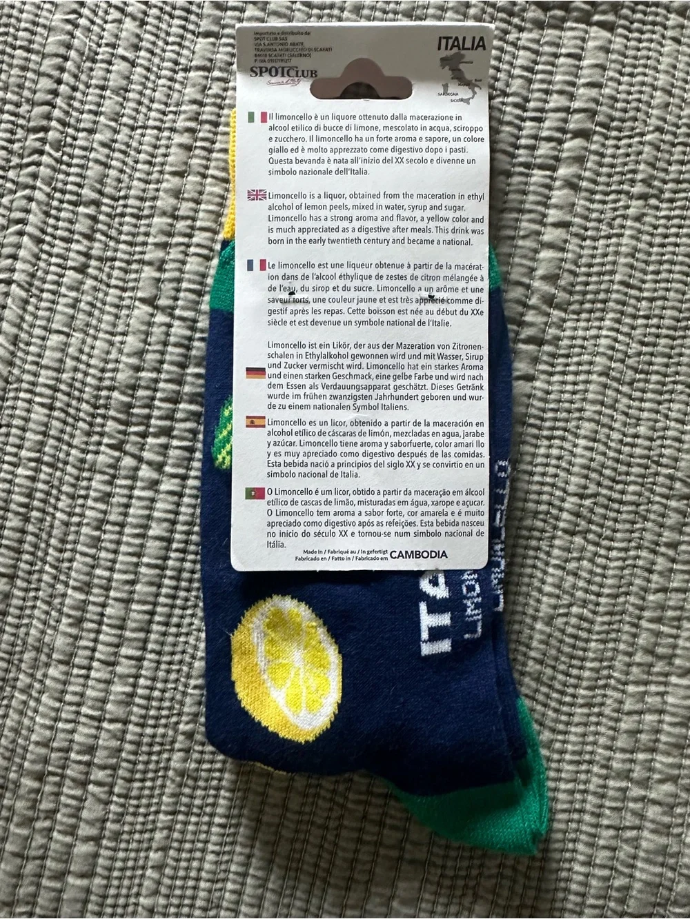 Limoncello Dress Socks